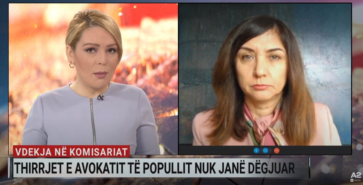 Avokatja E Popullit Znj. Ballanca Në Një Lidhje Live Për A2cnn